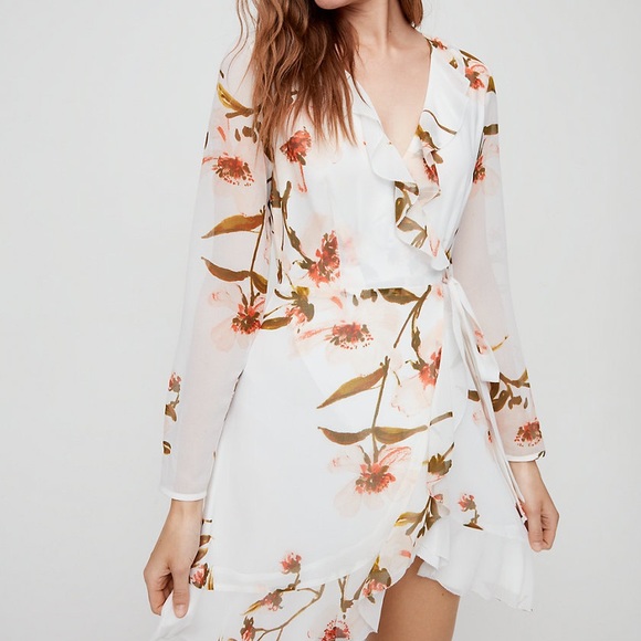 Aritzia Wilfred Louise Wrap Dress - Picture 1 of 11